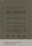 Manifesto Anti-dantas E Por Extenso Manifesto Anti-dantas E Por Extenso